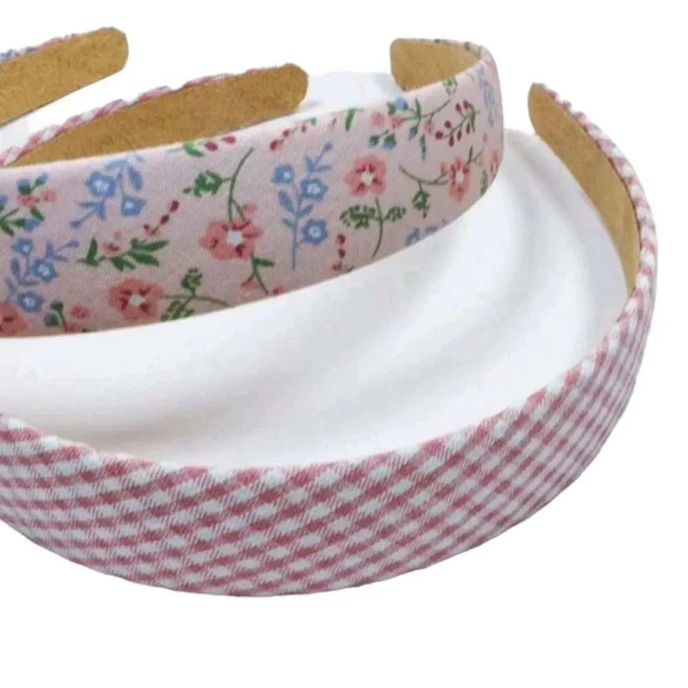 Two Pink Patterned Headbands - Picture 2 of 4